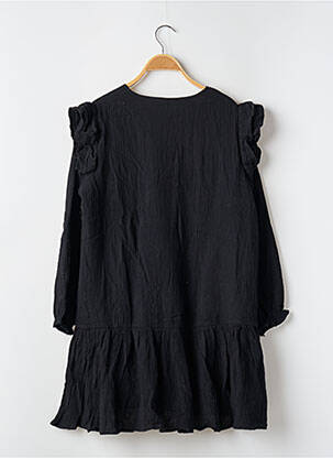 Rochie scurtă mâneci lungi mâneci lungi negru KILIBBI femeie