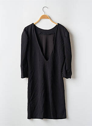 Rochie scurtă mâneci 3/4 mâneci 3/4 negru ZOHOHA femeie