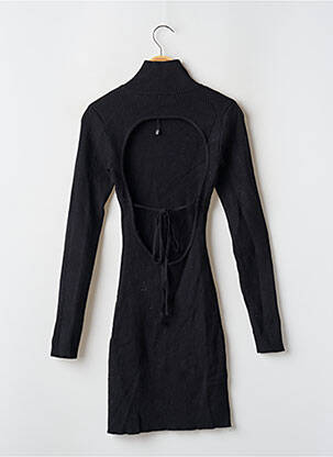 Rochie pulover guler col înalt mâneci lungi negru NASTY GAL femeie