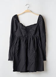 Rochie scurtă închidere cu fermoar la spate mâneci lungi negru NASTY GAL femme