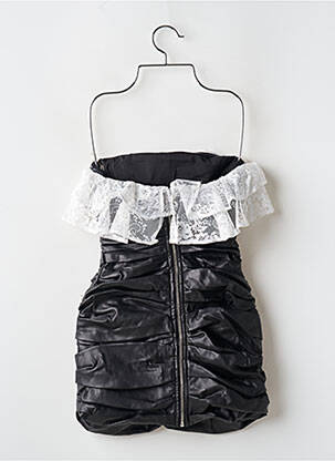 Rochie scurtă fără mâneci fără mâneci negru FOR LOVE & LEMONS femeie