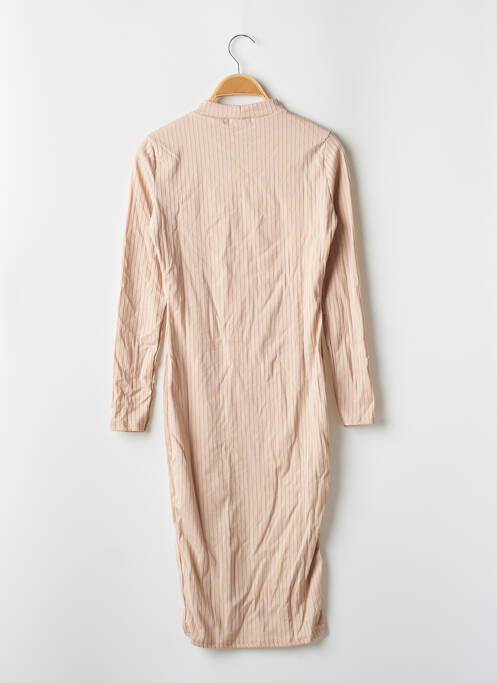 Rochie midi bej BOOHOO femeie