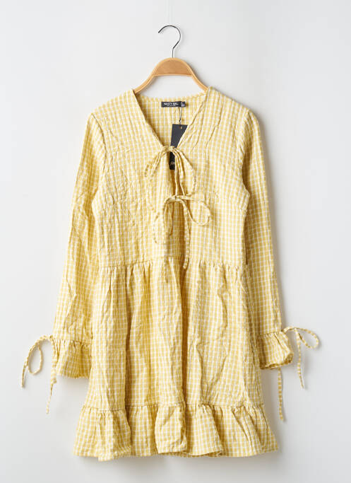 Rochie scurtă galben NASTY GAL femeie