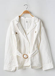 Jachete casual guler tip costum alb REIKO femeie