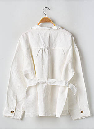 Jachete casual guler tip costum alb REIKO femeie
