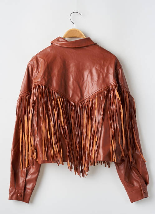 Geci din piele ecologică maro DAPHNEA femeie