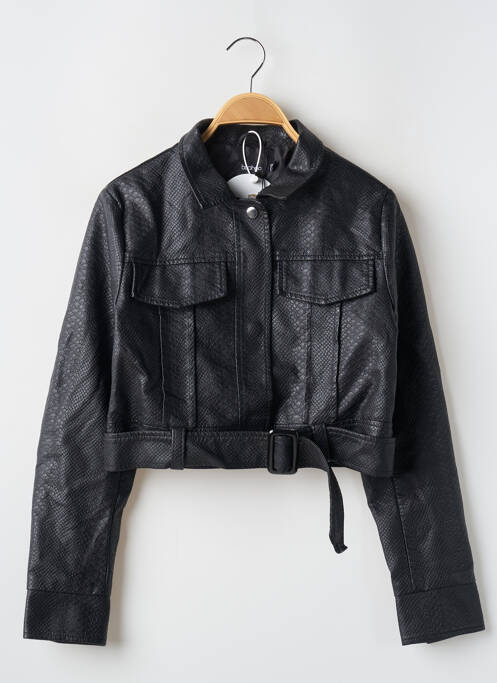 Geci din piele ecologică negru BOOHOO femeie