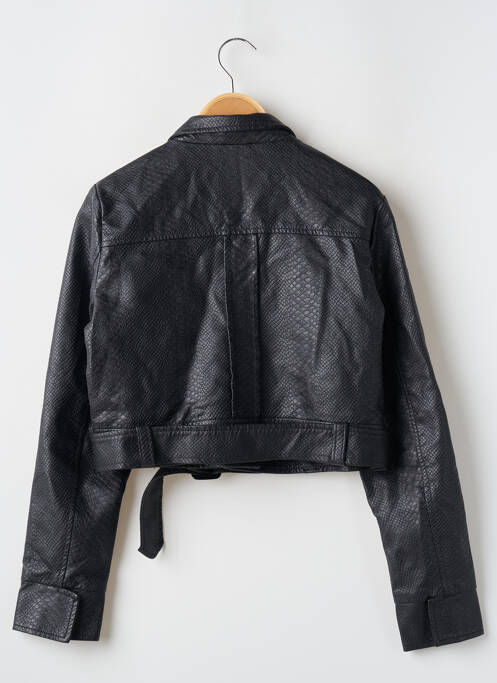 Geci din piele ecologică negru BOOHOO femeie