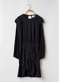 Rochie midi mâneci lungi mâneci lungi negru ROSAE femeie