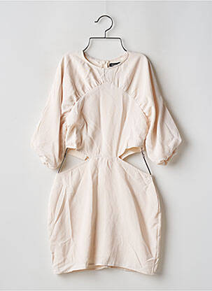 Rochie scurtă bej BOOHOO femeie