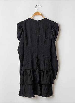 Rochie scurtă închidere cu fermoar la spate mâneci lungi negru WHO WHAT WEAR femeie
