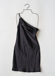 Rochie scurtă croială cambrată bretele subțiri negru NASTY GAL femme