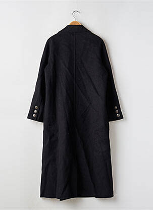 Palton lung croială dreaptă fără glugă negru THE KOOPLES femeie