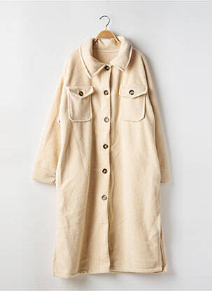 Palton lung bej SANS MARQUE femeie