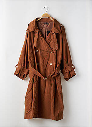 Trench finisaj interior dublat fără glugă maro NASTY GAL femeie