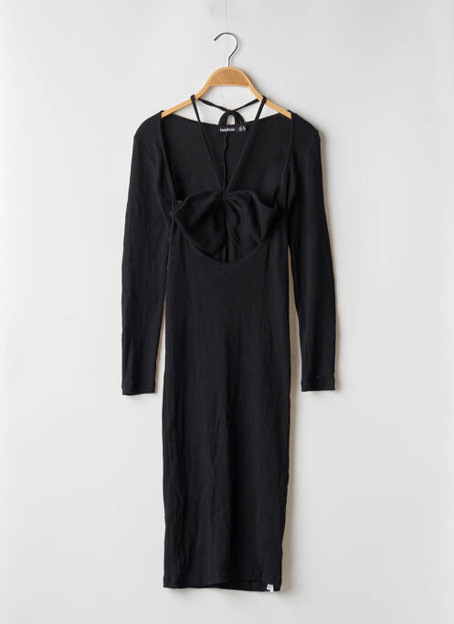 Rochie midi negru BOOHOO femeie