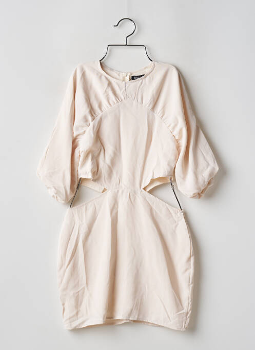 Rochie scurtă bej BOOHOO femeie