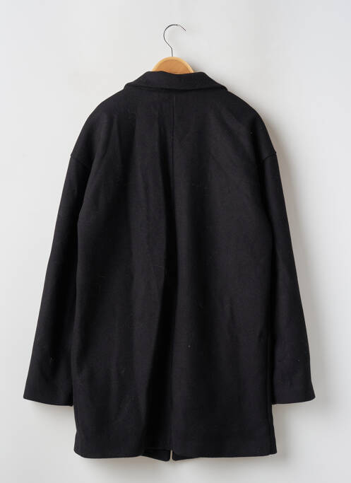 Palton lung croială dreaptă fără glugă negru BOOHOO femme