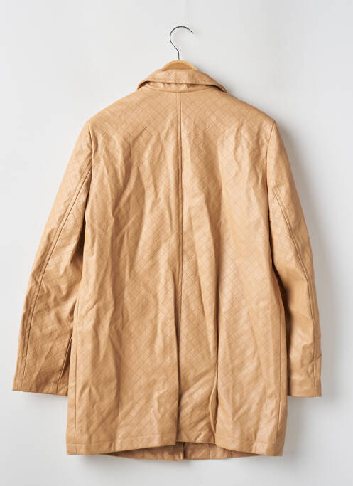 Geci din piele ecologică bej BOOHOO femeie