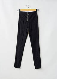 Pantalon slim talie elastică talie înaltă negru JENNYFER femeie
