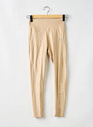 Colant efect material satinat talie înaltă bej OCEANS APART femeie