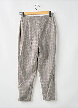 Pantalon drept talie înaltă talie înaltă bej BOOHOO femeie