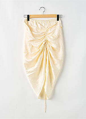 Fustă midi bej DESIGNERS, REMIX femeie