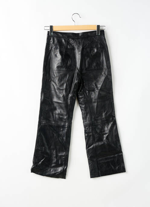 Pantalon drept negru SANDRO femeie