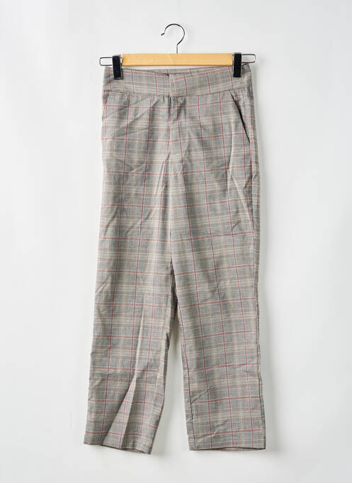 Pantalon drept gri SANS MARQUE femeie