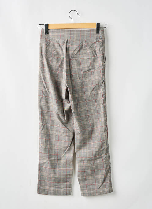 Pantalon drept gri SANS MARQUE femeie