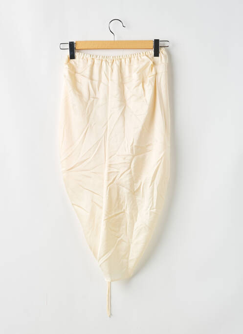 Fustă midi bej DESIGNERS, REMIX femeie