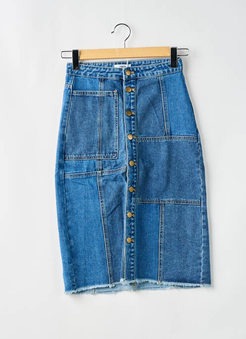 Fustă midi albastru SUNCOO femeie