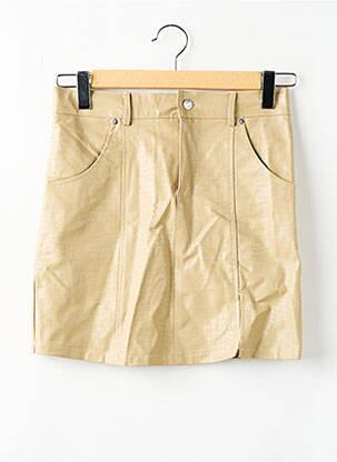 Fustă scurtă bej IVIVI femeie