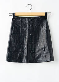 Fustă scurtă buzunare negru STRADIVARIUS femeie