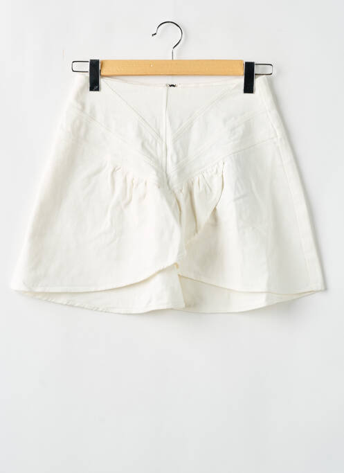 Fustă scurtă alb LOAVIES femeie