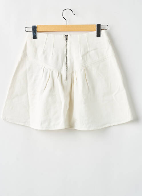 Fustă scurtă alb LOAVIES femeie