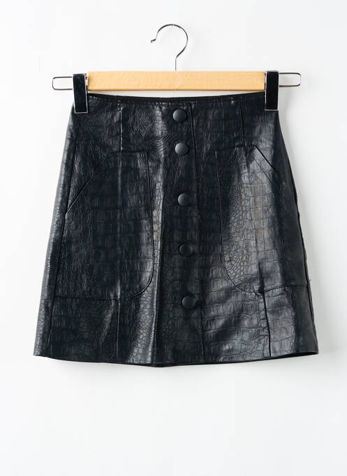 Fustă scurtă negru STRADIVARIUS femeie