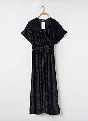Rochie midi mâneci scurte mâneci scurte negru CAMAIEU femeie