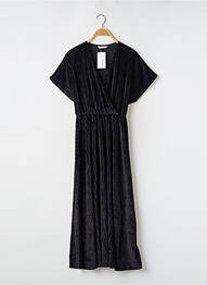 Rochie midi mâneci scurte mâneci scurte negru CAMAIEU femme