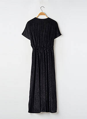 Rochie midi mâneci scurte mâneci scurte negru CAMAIEU femeie