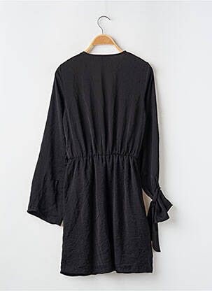 Rochie scurtă croială evazată mâneci lungi negru PRETTY LITTLE THING femeie