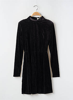 Rochie scurtă închidere cu fermoar la spate mâneci lungi negru KOUKA femeie