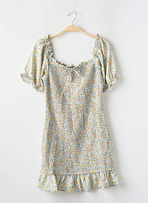 Rochie scurtă mâneci scurte mâneci scurte verde BRAVE SOUL femeie