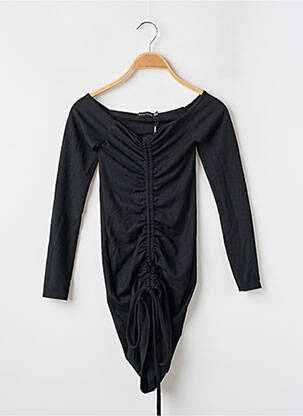 Rochie scurtă mâneci lungi mâneci lungi negru PRETTY LITTLE THING femeie