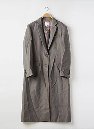 Palton lung verde ENDLESS ROOTS femeie