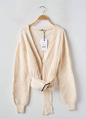 Vestă cu mâneci lungi bej NA-KD femeie