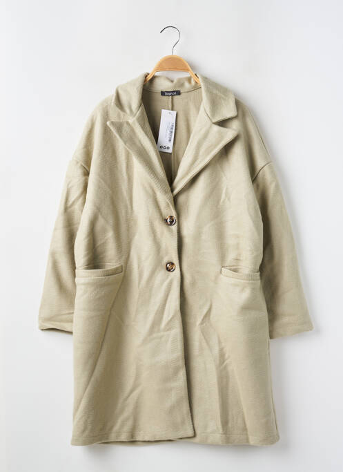 Palton lung verde BOOHOO femeie