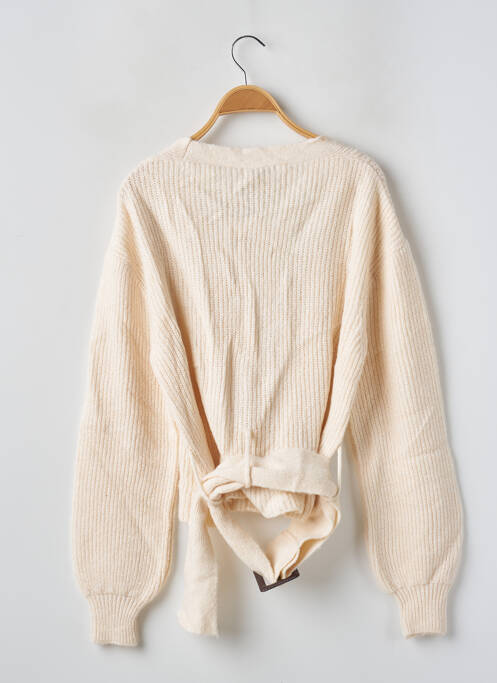 Vestă cu mâneci lungi bej NA-KD femeie