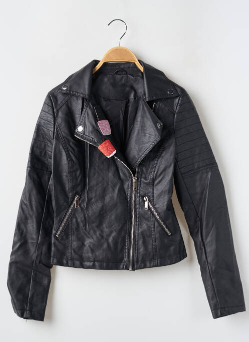 Geci din piele ecologică negru SANS MARQUE femeie