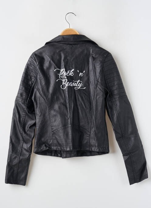 Geci din piele ecologică negru SANS MARQUE femeie